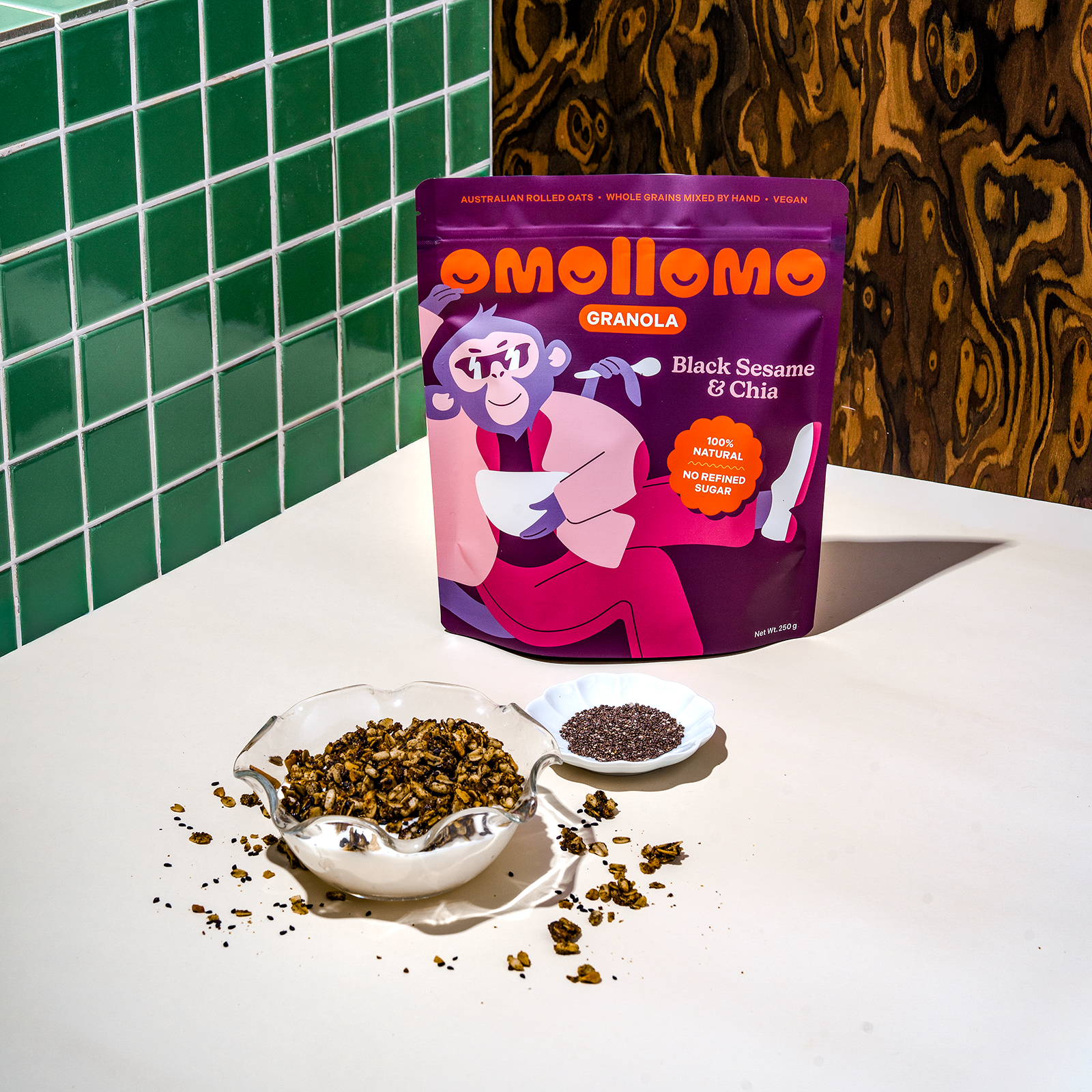 Black Sesame & Chia Granola