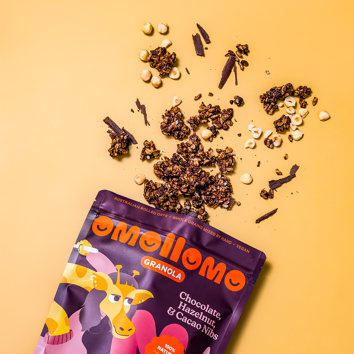 Chocolate, Hazelnut, & Cacao Nibs Granola