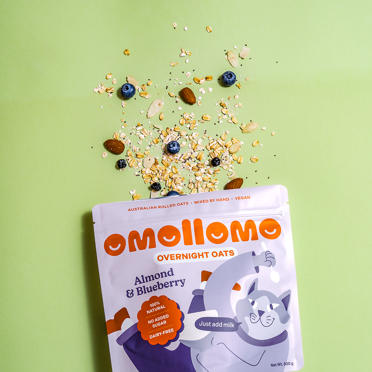 Almond & Blueberry Overnight Oats