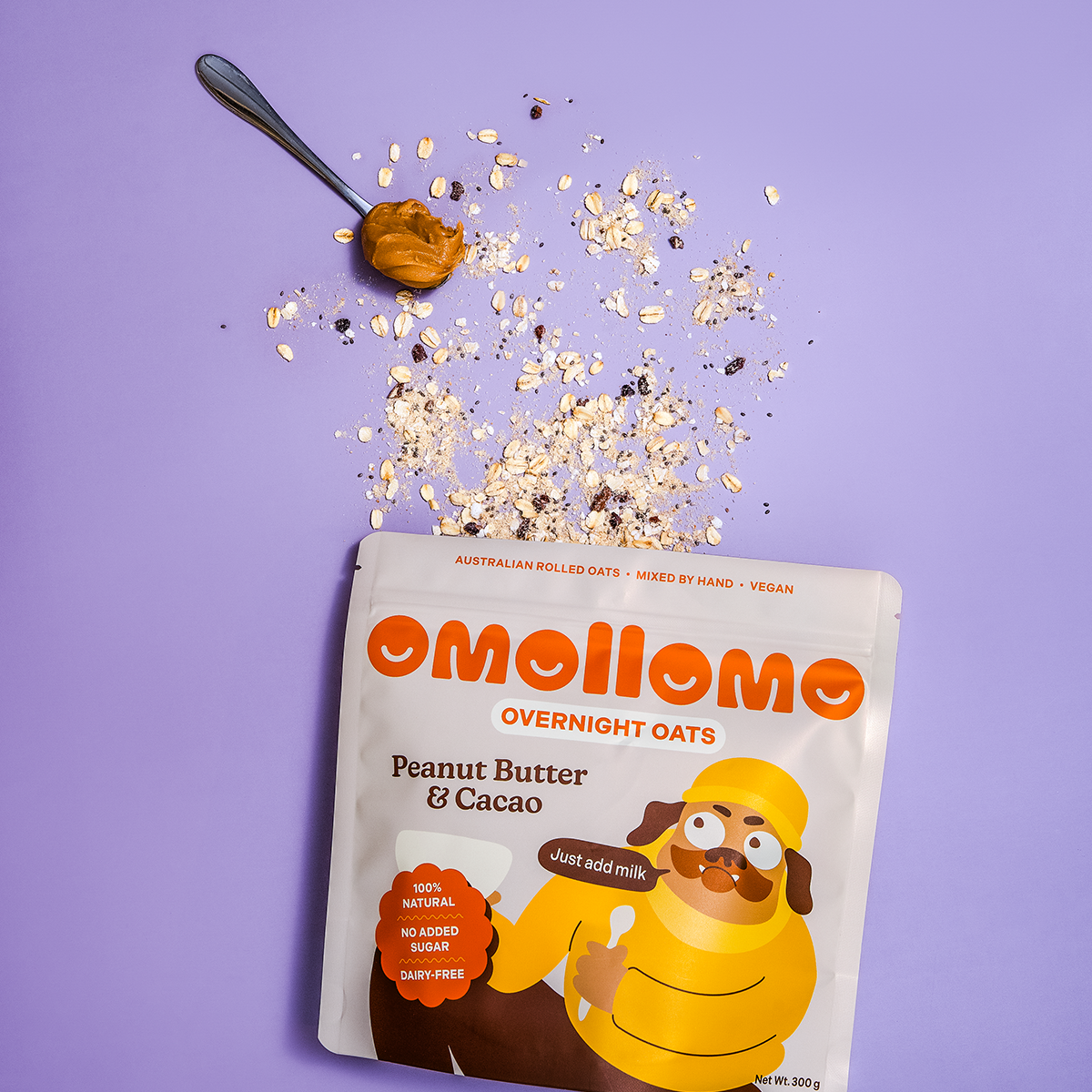 Peanut Butter & Cacao Overnight Oats