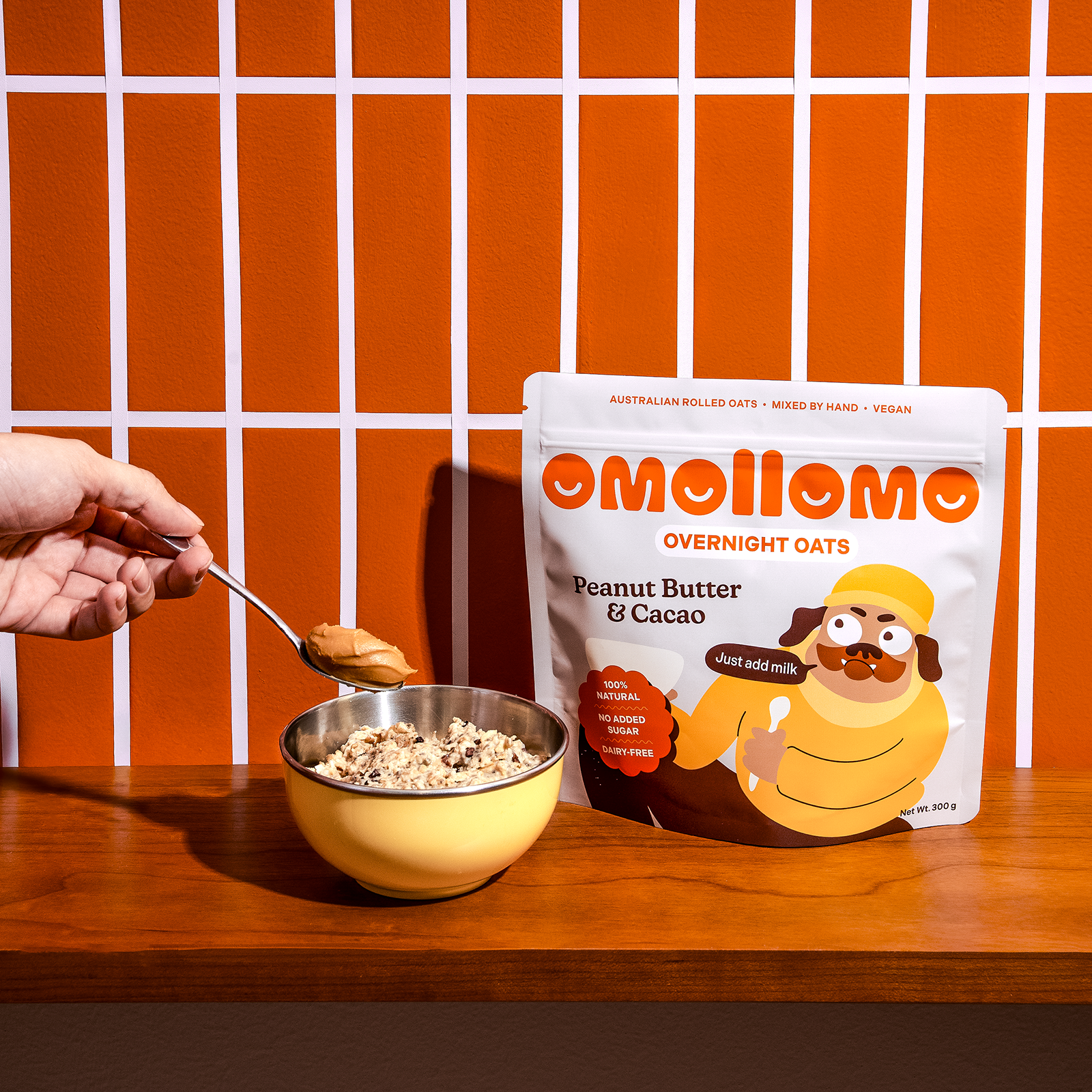 Peanut Butter & Cacao Overnight Oats