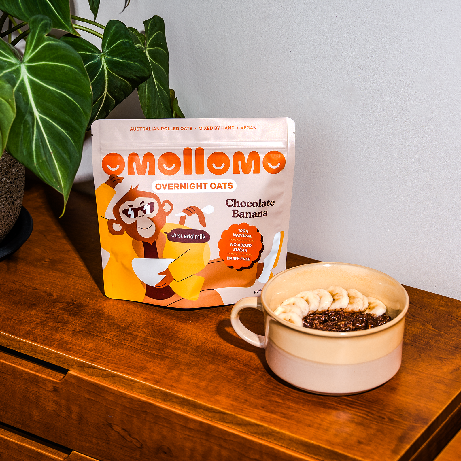 Chocolate Banana Overnight Oats