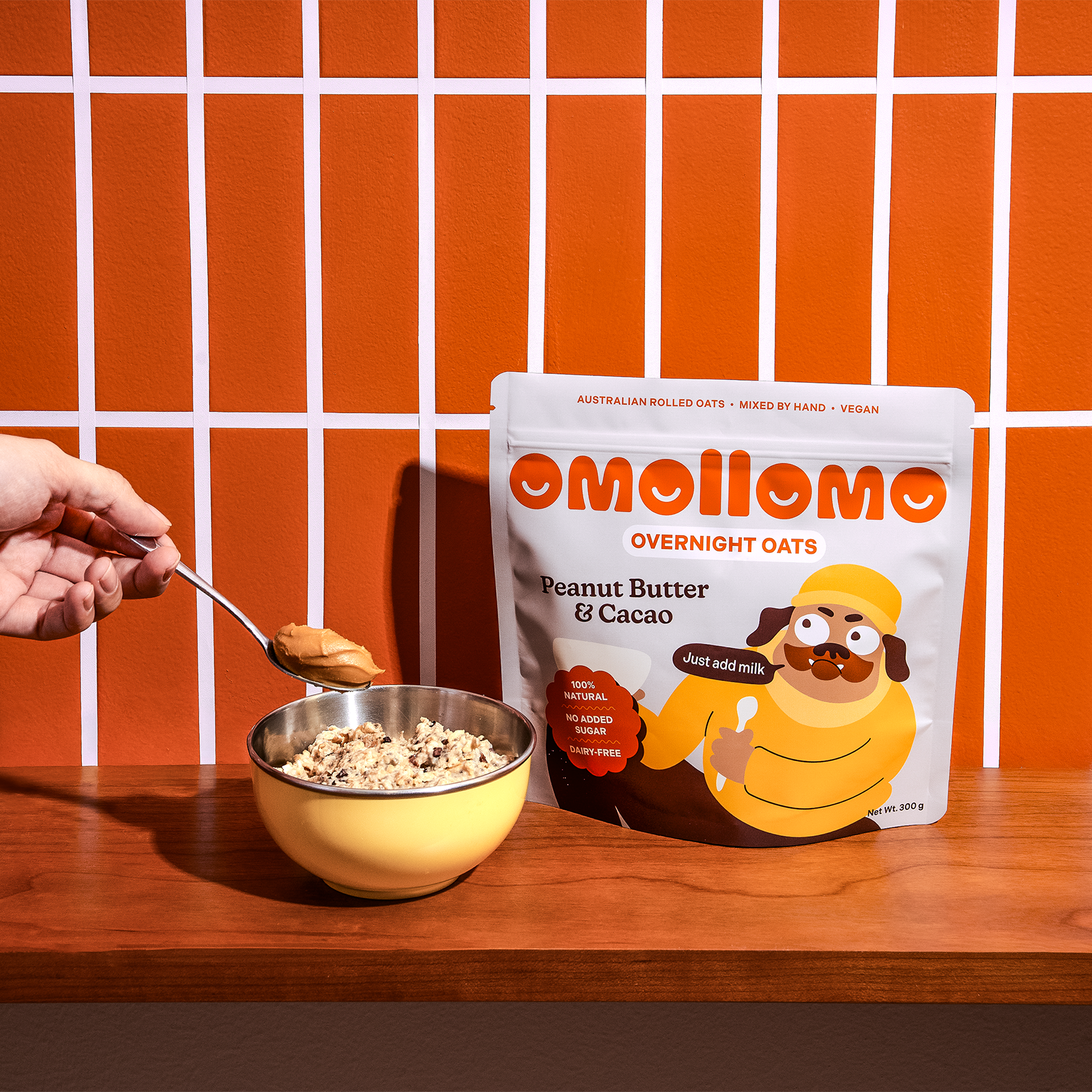 Peanut Butter & Cacao Overnight Oats