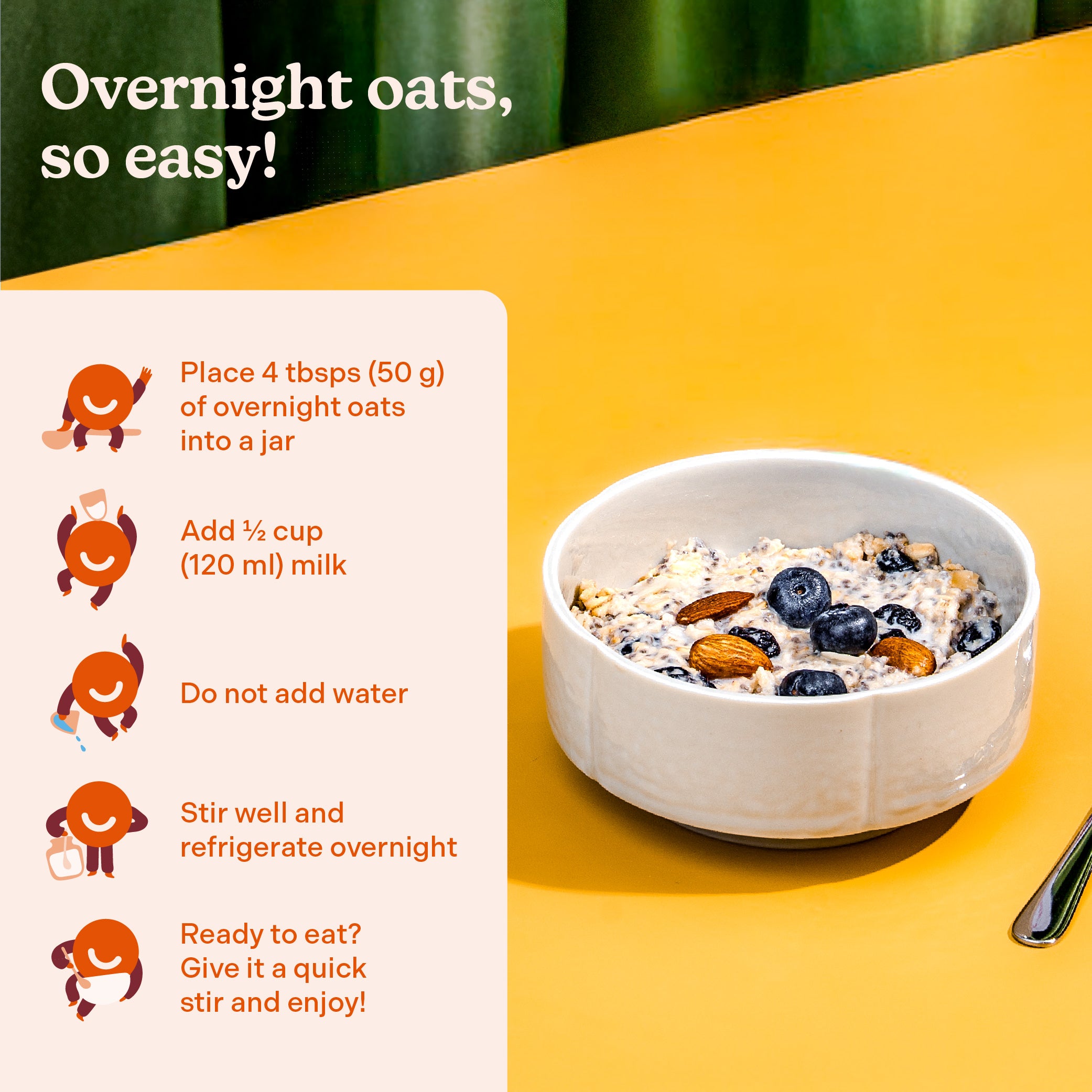 Chocolate Banana Overnight Oats
