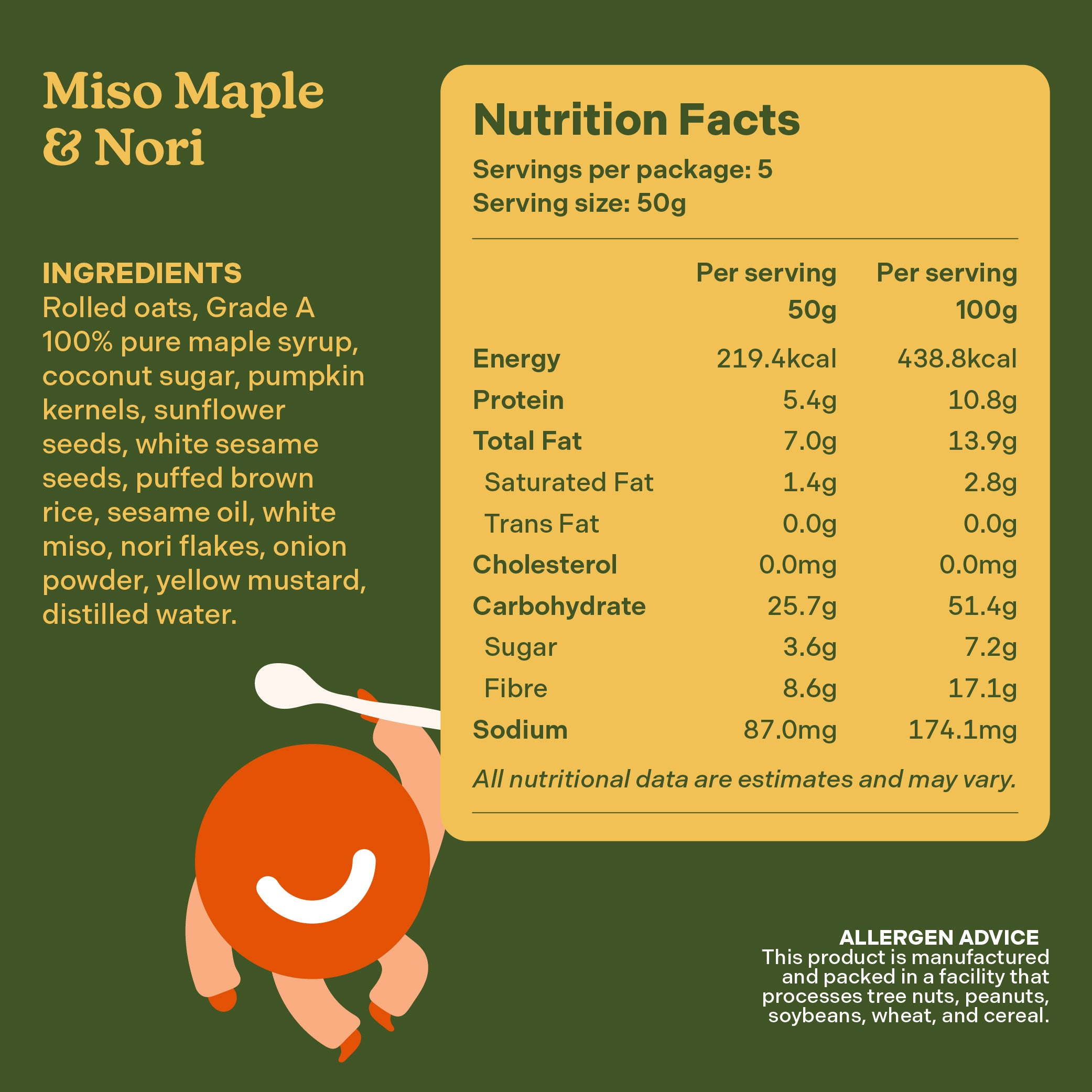 Miso Maple & Nori Granola